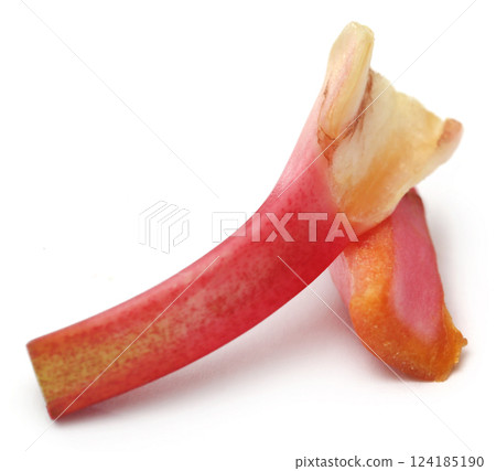 Fresh rhubarb 124185190