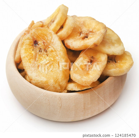 Banana chips Banana chips 124185470