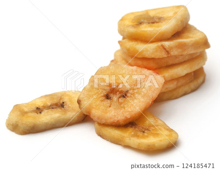 Banana chips Banana chips 124185471