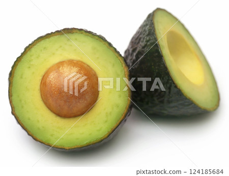 Fresh sliced avocado 124185684