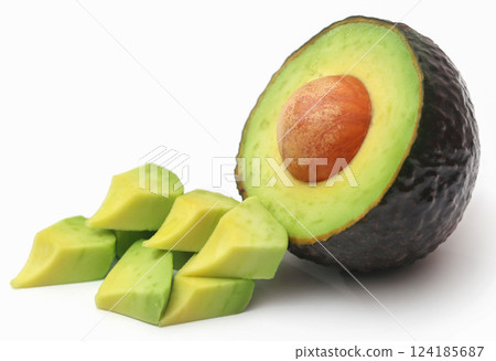 Fresh avocado 124185687