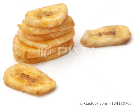 Banana chips Banana chips 124185703