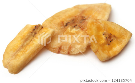 Banana chips 124185704
