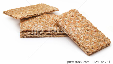 Crispbread with sesame Crispbread with sesame 124185781