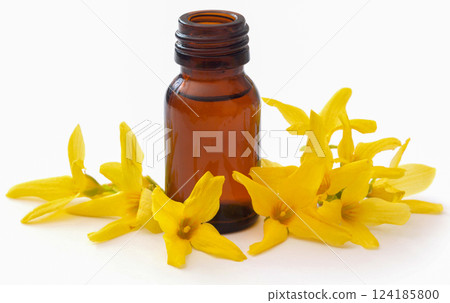 Forsythia with essential oil Forsythia with essential oil 124185800