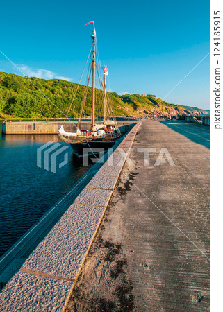 Hammer havn in Bornholm, Denmark 124185915