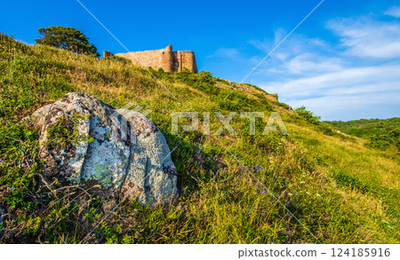 ammershus Ruins Castle in Bornholm, Denmark 124185916