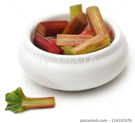 Fresh rhubarb Fresh rhubarb 124185976