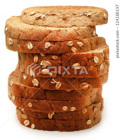 Oat rye bread 124186137