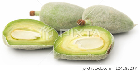 Green almond Green almond 124186237