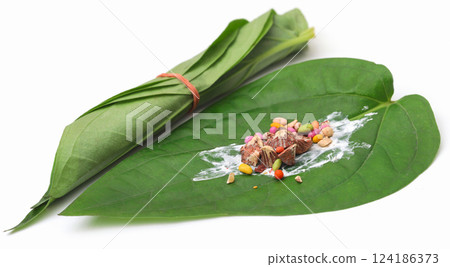 Betel leaf and its spices Betel leaf and its spices 124186373