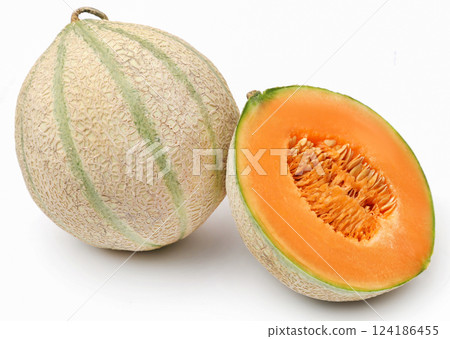 Cantaloupe or rockmelon Cantaloupe or rockmelon 124186455