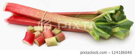 Fresh rhubarb Fresh rhubarb 124186840