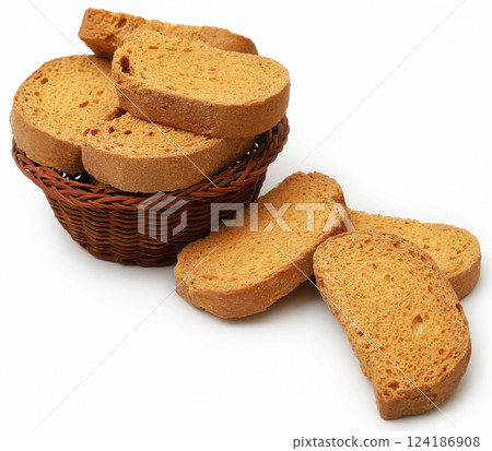 Toast biscuit 124186908