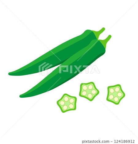 Okra 124186912