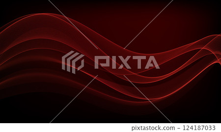 Abstract shiny color gold wave luxury background 124187033