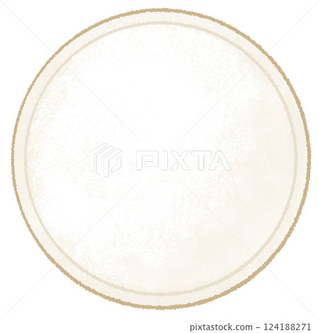 Hand drawn illustration of a ceramic plate Hand drawn illustration of a ceramic plate 124188271