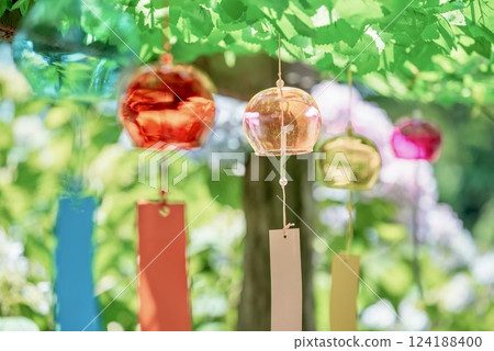 Wind chimes at Hannya Temple Wind chimes at Hannya Temple 124188400