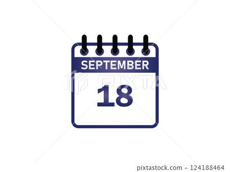 September 18 Calendar Date September 18 Calendar Date 124188464
