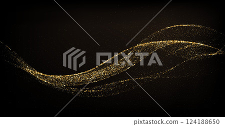 Abstract shiny gold glitter design element. For New Year, Merry Christmas greeting card design Abstract shiny gold glitter design element. For New Year, Merry Christmas greeting card design 124188650