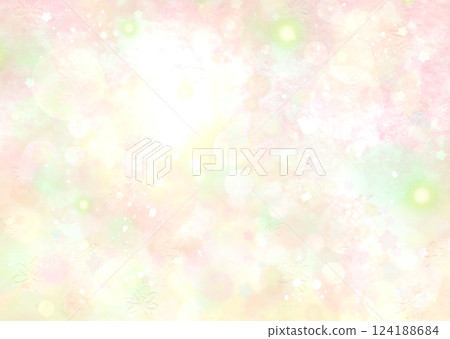Mysterious, fairy tale, fantastic sparkling simple gradient background wallpaper illustration texture [pink] 124188684