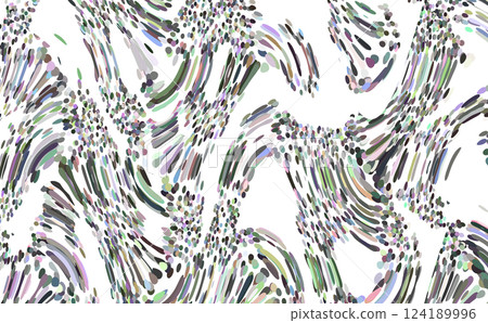 Colorful wave background material 124189996