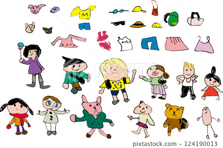 孩子畫的休閒畫 孩子畫的休閒畫 124190013