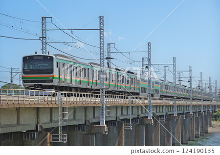 Tokaido Main Line Chigasaki-Hiratsuka JR East E231 series 1000 series K-34 formation (Koufu) Tokaido Main Line Chigasaki-Hiratsuka JR East E231 series 1000 series K-34 formation (Koufu) 124190135