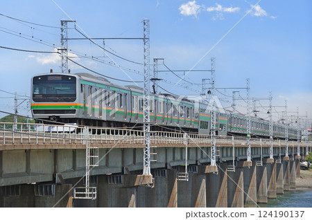 東海道幹線茅崎平塚 JR 東日本 E231 系列 1000 系列 K-37 編組(國府) 東海道幹線茅崎平塚 JR 東日本 E231 系列 1000 系列 K-37 編組(國府) 124190137