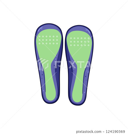 support insoles cartoon vector illustration support insoles cartoon vector illustration 124190369