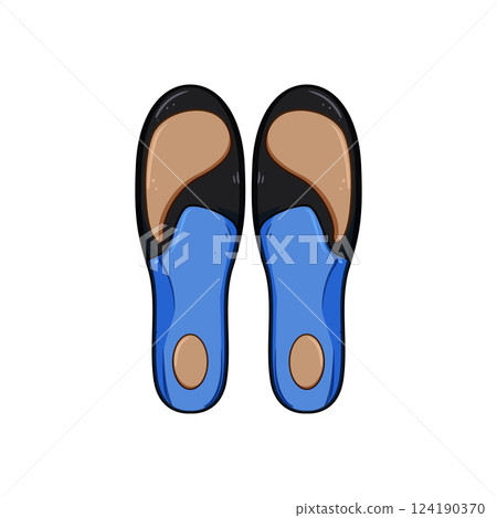 arch insoles cartoon vector illustration 124190370