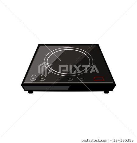 stemless induction cooktop cartoon vector illustration stemless induction cooktop cartoon vector illustration 124190392