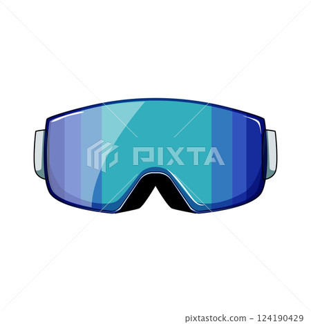 fit goggles ski cartoon vector illustration fit goggles ski cartoon vector illustration 124190429