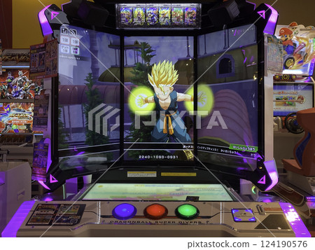 Video game machines in amusement arcade, Kanazawa, Japan. Video game machines in amusement arcade, Kanazawa, Japan. 124190576