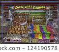 Video game machines in amusement arcade, Kanazawa, Japan. 124190578
