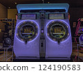 Video game machines in amusement arcade, Kanazawa, Japan. 124190583