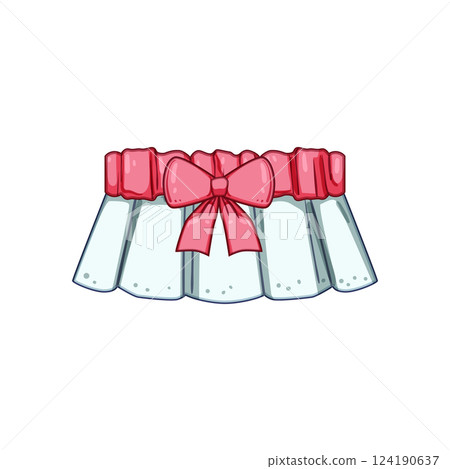 custom garter wedding cartoon vector illustration 124190637