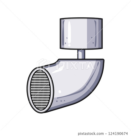 restrictor faucet aerator cartoon vector illustration 124190674