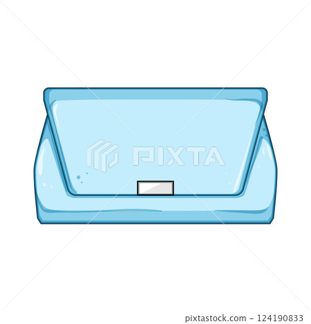 trendy clutch bag cartoon vector illustration trendy clutch bag cartoon vector illustration 124190833