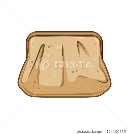 elegant clutch bag cartoon vector illustration elegant clutch bag cartoon vector illustration 124190835