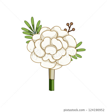 tradition boutonniere cartoon vector illustration tradition boutonniere cartoon vector illustration 124190952