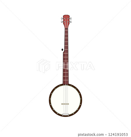 headstock banjo cartoon vector illustration headstock banjo cartoon vector illustration 124191053