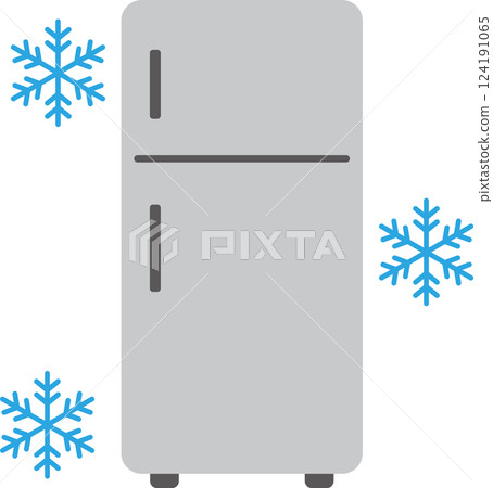 refrigerator freezer illustrations 124191065