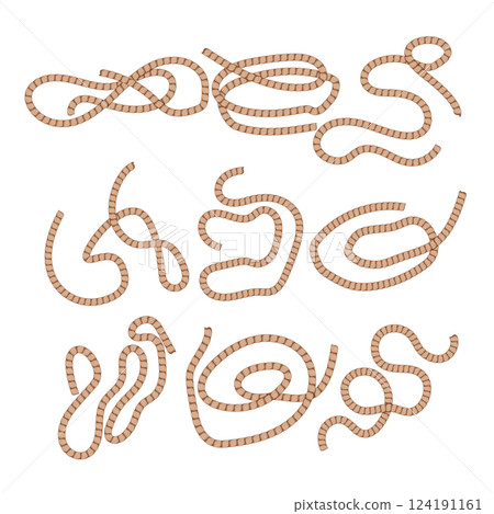 rope set cartoon vector illustration 124191161