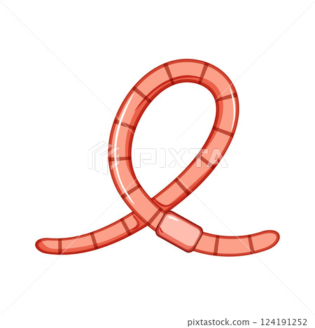 annelid worm cartoon vector illustration annelid worm cartoon vector illustration 124191252