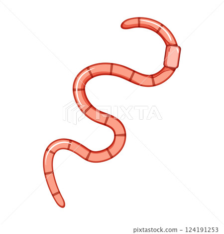 nematode worm cartoon vector illustration nematode worm cartoon vector illustration 124191253