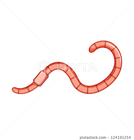 vermiculture worm cartoon vector illustration vermiculture worm cartoon vector illustration 124191254