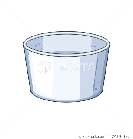 lightweight sauce dipping bowl cartoon vector illustration 124191382