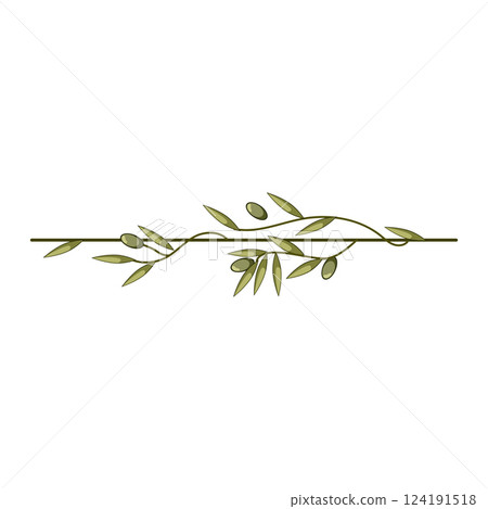 platter olive border divider cartoon vector illustration platter olive border divider cartoon vector illustration 124191518