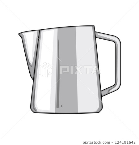 spout milk frothing pitcher cartoon vector illustration spout milk frothing pitcher cartoon vector illustration 124191642
